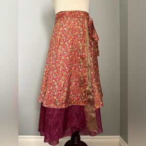 Wrap Skirt Women’s OS Many Styling Methods Swim Cover Sarong